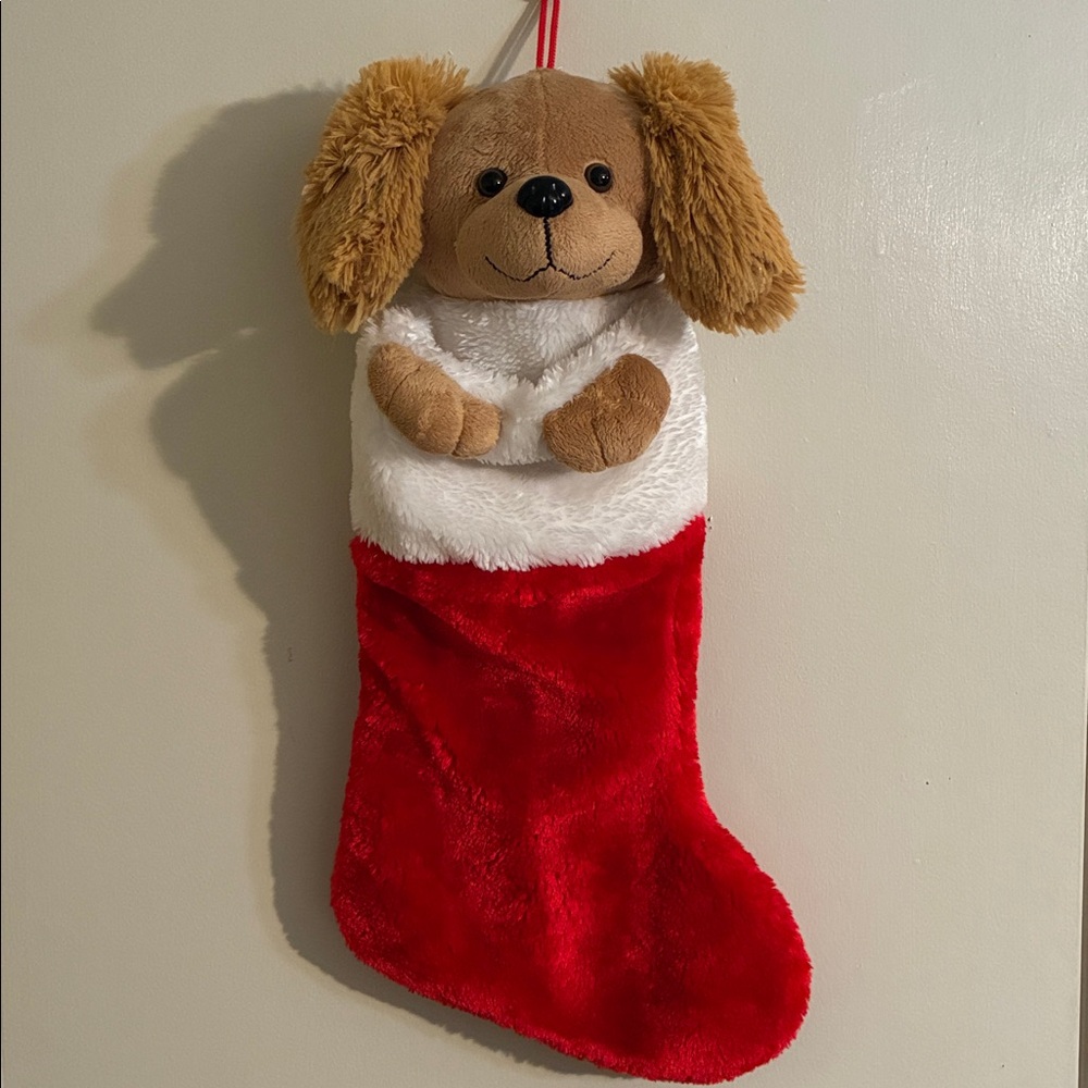 3-D COCKER SPANIEL PUPPY STOCKING